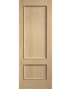 Murcia Two Panel Prefinished Oak Fire Door