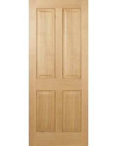 Regency 4 Panel Prefinished Oak Internal Door