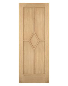 Reims 5 Panel Diamond Prefinished Oak Internal Door