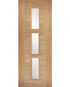 Sofia Prefinished Oak 3L Glazed Internal Door