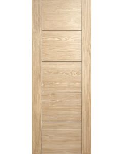 Horizontal Oak 5P V-Groove Unfinished Internal Door