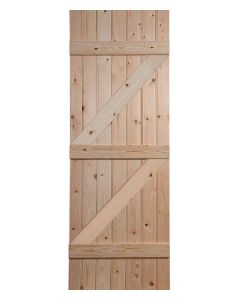 Solid Pine Ledge And Brace Bead & Butt Internal Door