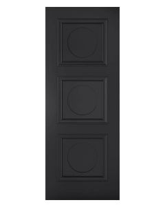 Antwerp Black Primed 3 Panel FD30 Fire Door