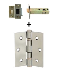 3" Stainless Steel Hinge And 3" Latch Kit