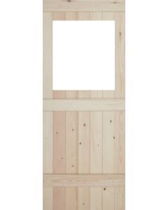 Solid Pine 3 Ledge Un-Glazed V-Groove Internal Door