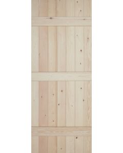 Solid Pine 3 Ledge V-Groove Internal Door