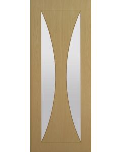 Sorrento Prefinished Oak Glazed Door