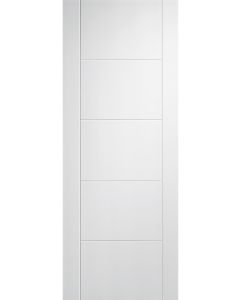 Vancouver 5P White Primed Fire Door