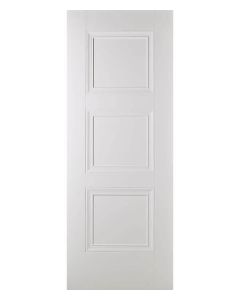 Amsterdam White Primed 3 Panel FD30 Fire Door