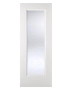 Eindhoven White Primed 1 Panel Glazed Internal Door