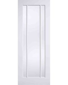 Lincoln 3 Panel Glazed White Primed Door