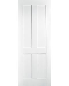 London Flat 4P White Primed FD30 Internal Fire Door