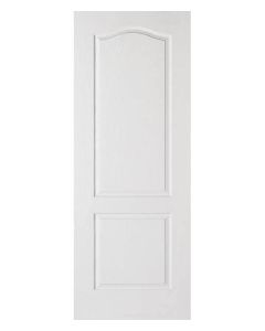 Textured Classical 2 Panel White Moulded Internal Door