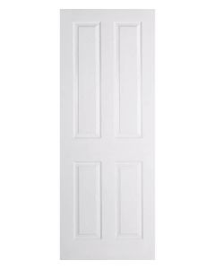 Textured 4 Panel White Moulded FD30 Internal Fire Door