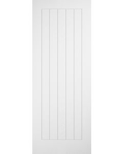 Cottage White Prefinished Laminate Fire Door