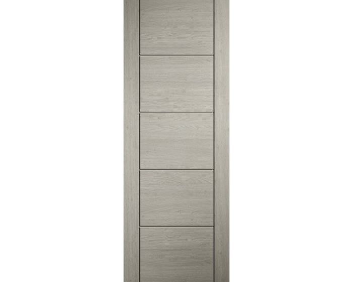 Ladder Light Grey Prefinished Laminate Fire Door