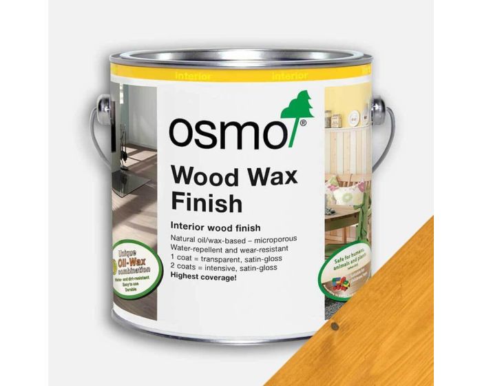 Osmo Wood Wax Finish - Light Oak