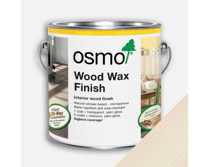 Osmo Wood Wax Finish - White