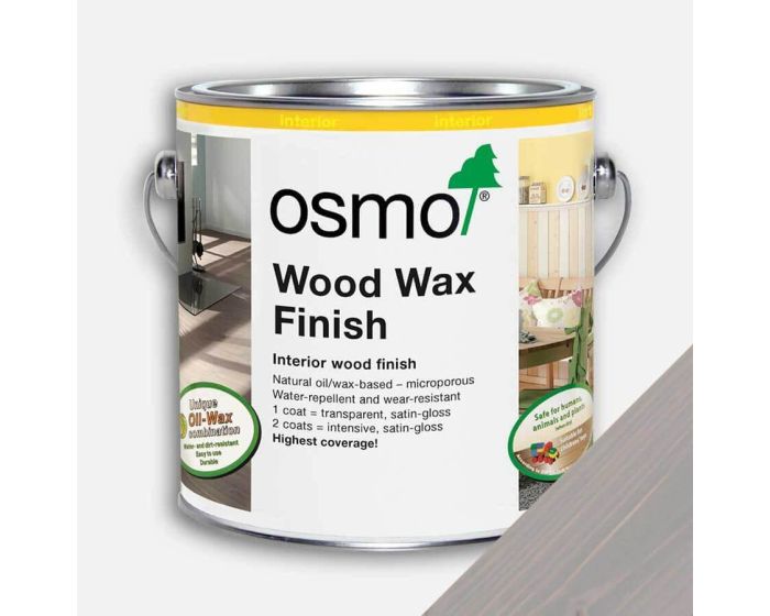 Osmo Wood Wax Finish - Silk Grey