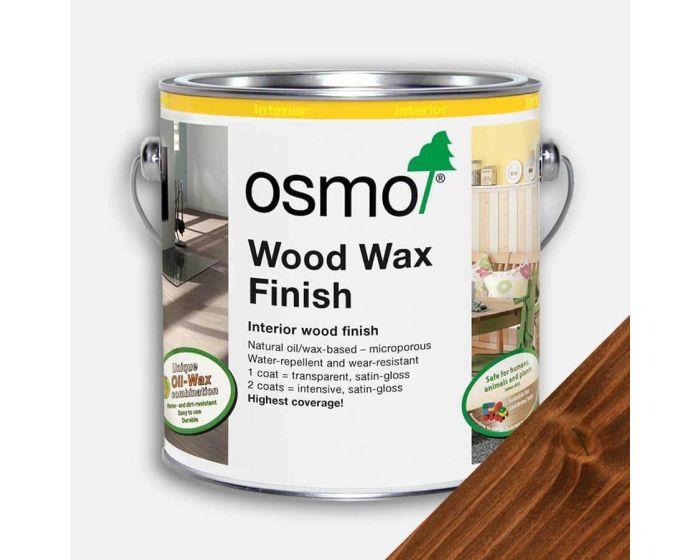 Osmo Wood Wax Finish - Mahogany