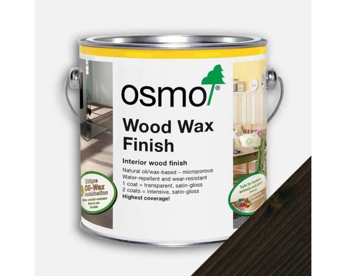 Osmo Wood Wax Finish - Ebony