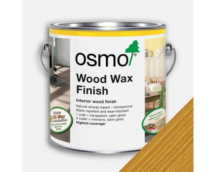 Osmo Wood Wax Finish - Oak