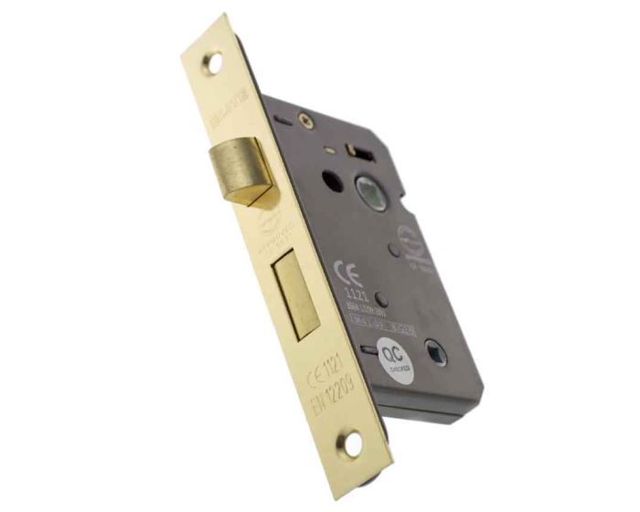 Mortice Bathroom Door Lock - Brass Finish - Internal Doors™