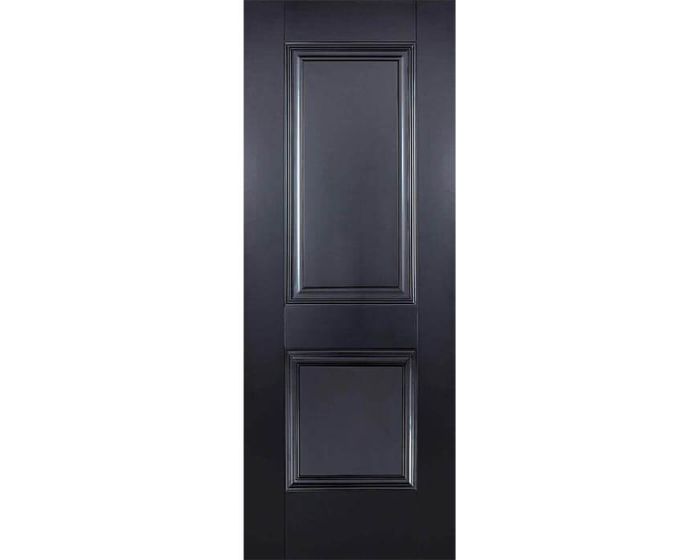 Arnhem Black Primed 2 Panel FD30 Fire Door