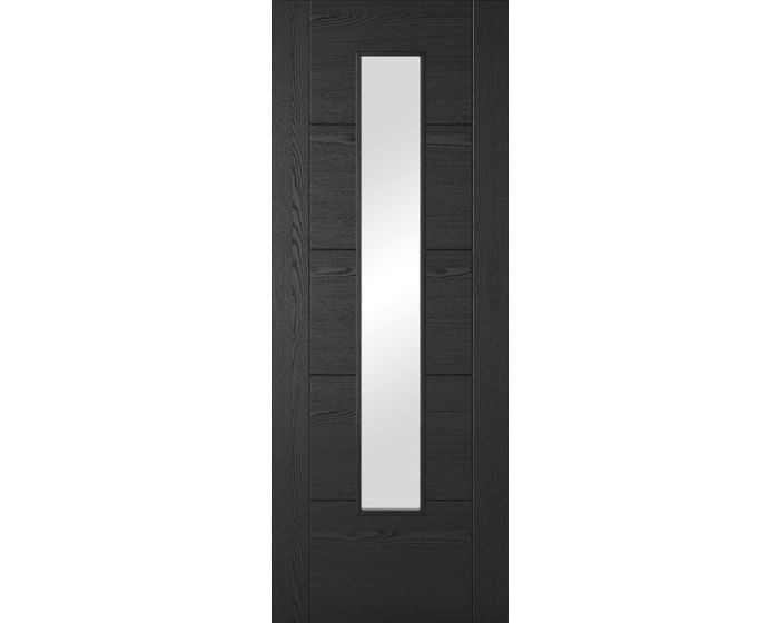 Laminate Black Glazed Vancouver Internal Door
