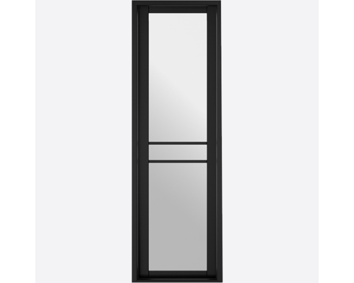 Greenwich W8 Black Prefinished Sidelight