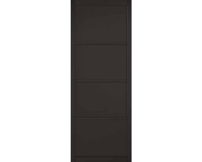 Soho Black 4P Internal Door
