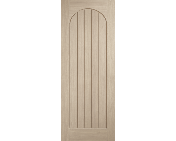 Mexicano Arched Square Top Prefinished Blonde Oak Door