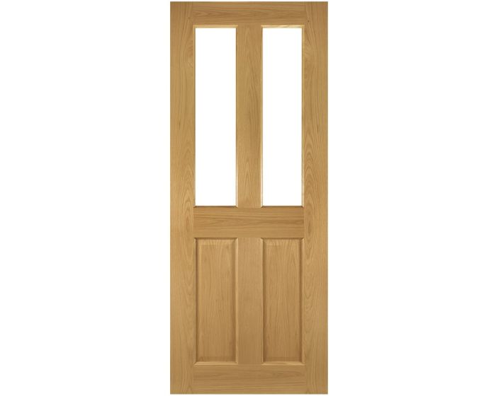 Bury Prefinished Oak Glazed FD30 Fire Door