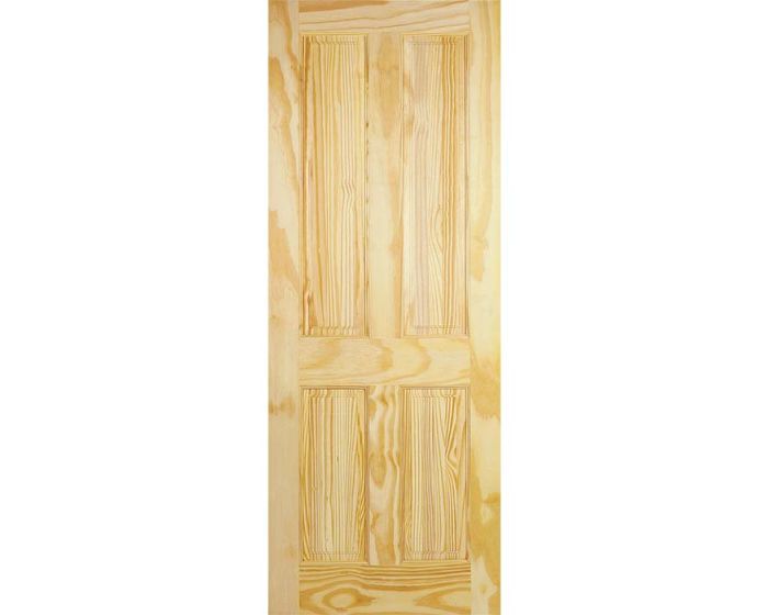Clear Pine 4 Panel Internal Door