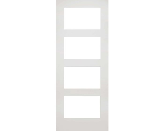 Bespoke Coventry Glazed White Primed Door