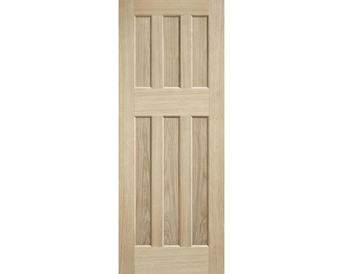 DX 60's Style Oak Veneer Internal Fire Door