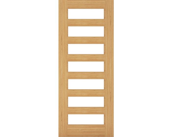Biarritz Prefinished Oak Glazed Door