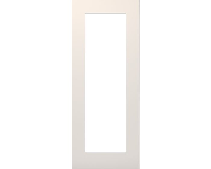 Denver White Primed Clear Glazed Door