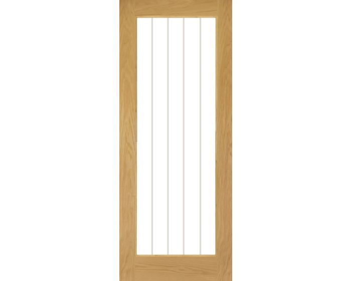 Mexicana Ely 1 Lite Oak Door