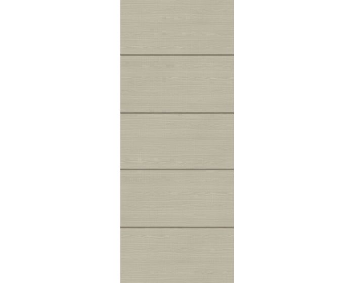 Light Grey Flush Horizontal Inlay Prefinished Internal FD30 Fire Door