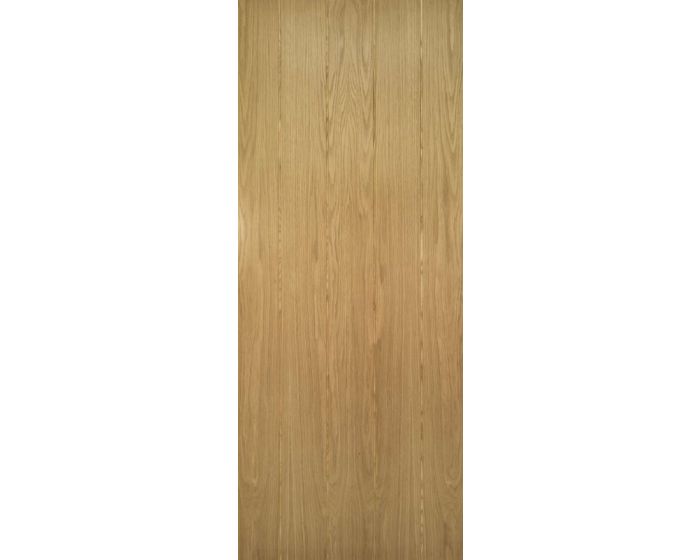 Galway Vertical Panel Oak Fire Door