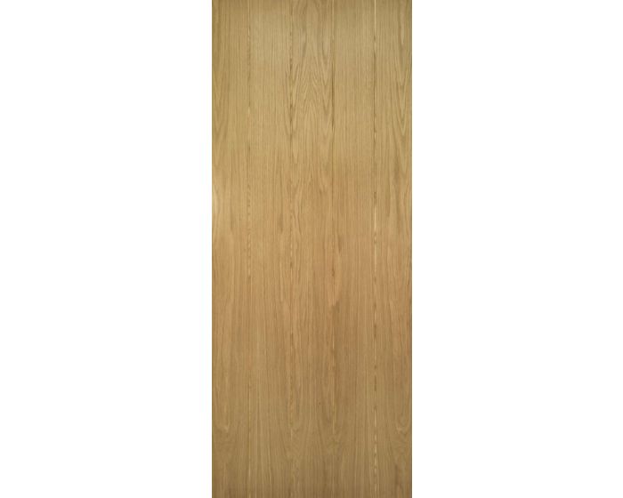 Galway Vertical Panel Oak Fire Door