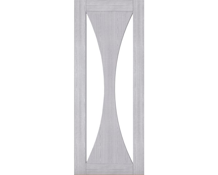 Sorrento Glazed Prefinished Light Grey Ash Door