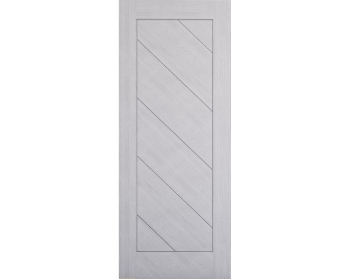 Torino Prefinished Light Grey Ash Fire Door