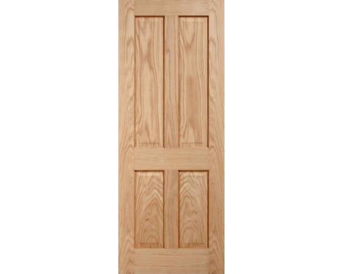 Victorian 4 Panel Veneer Oak Door