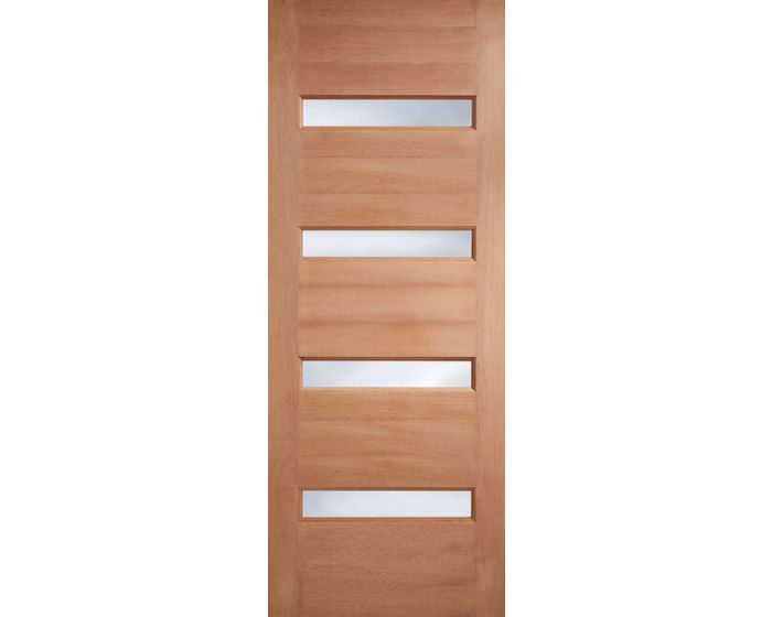 Balham Frosted Glazed Hardwood External Door