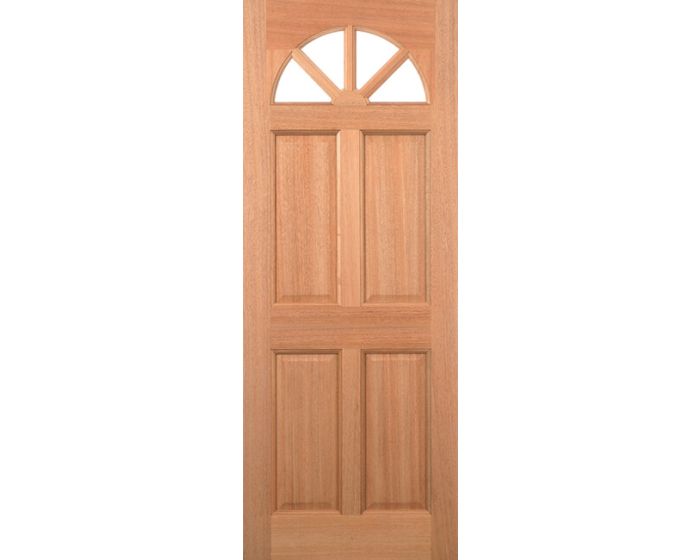 Carolina Unglazed 4P Hardwood External Door