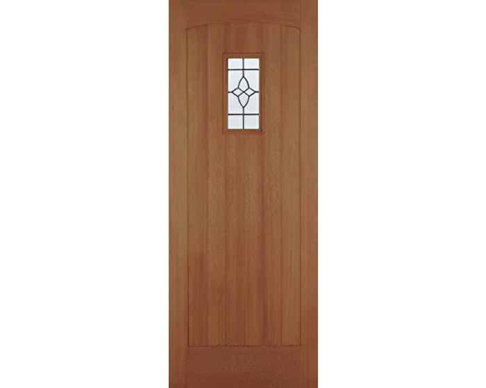 Cottage Leaded Glazed 1L Hardwood External Door