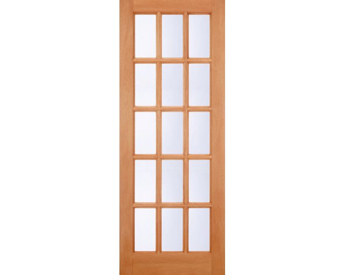SA Clear Glazed Hardwood External Door