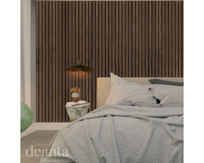 Deanta Acoustic Wall Panelling Walnut PLUS